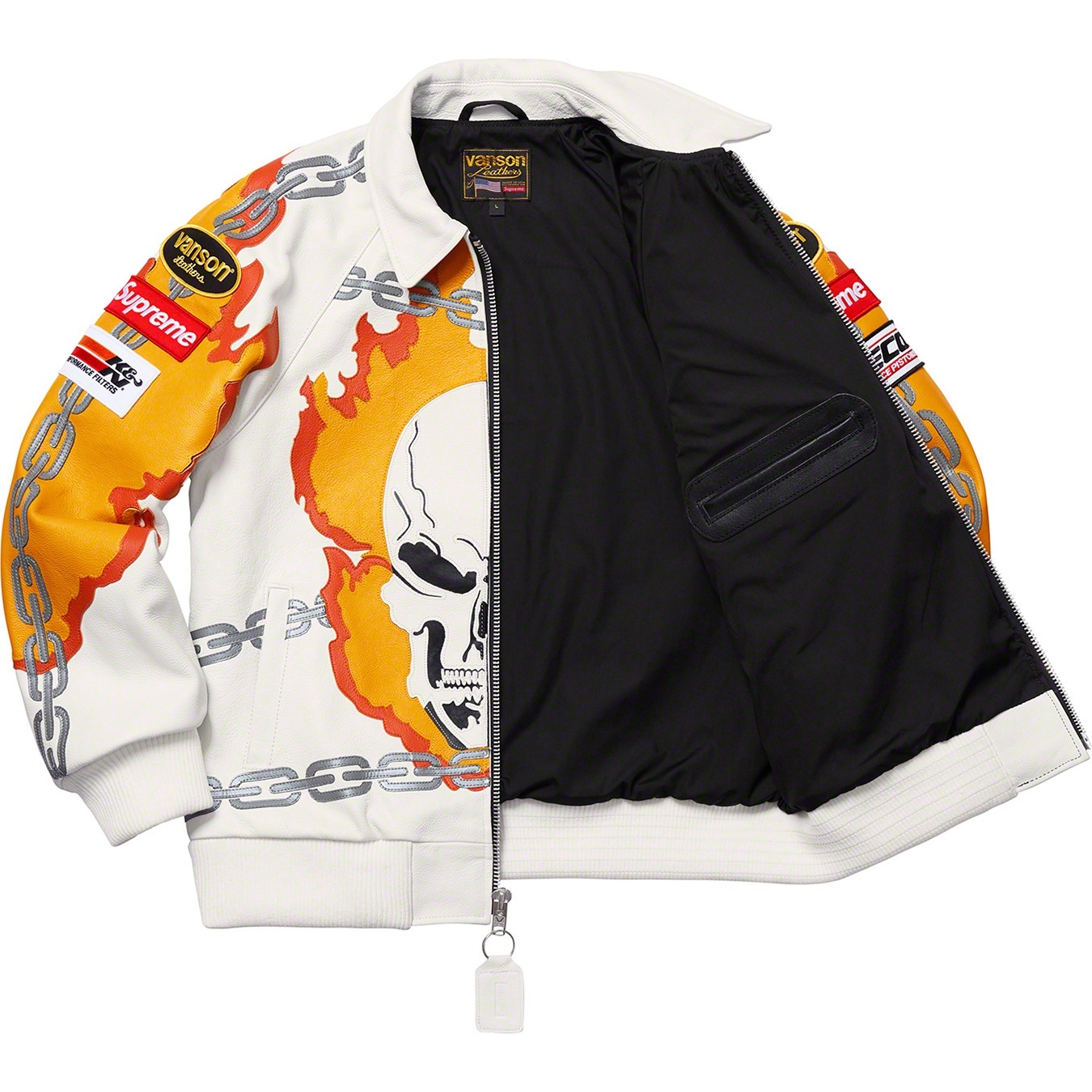 Supreme®/Vanson Leathers® Ghost Rider© Jacket view 9